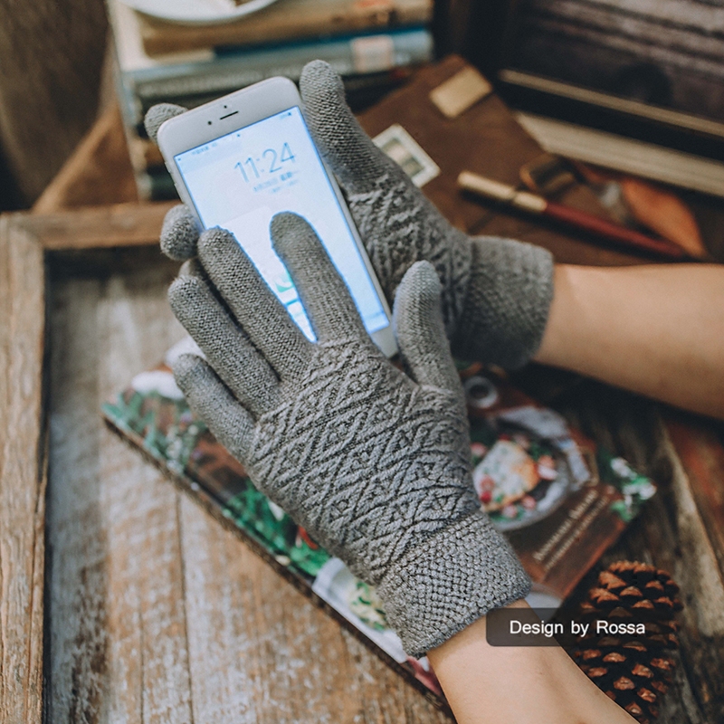 Gants pour homme en de laine - Ref 2782579 Image 3