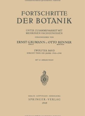 【预订】Fortschritte Der Botanik: Bericht Ub...