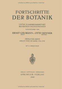 预订 Bericht Fortschritte Botanik Ub... Der
