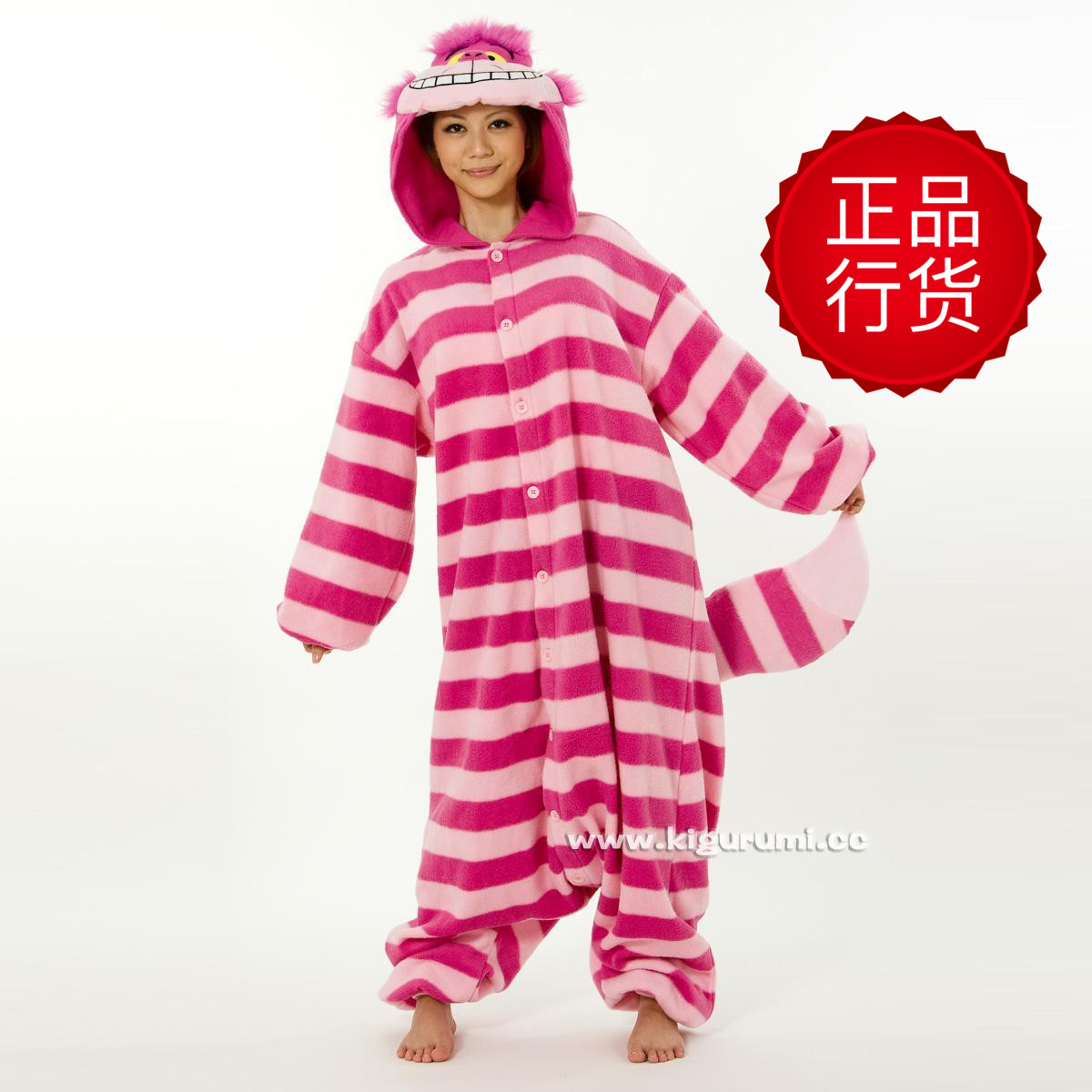 柴郡猫日本连体动漫情侣睡衣