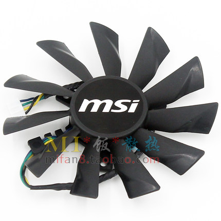 MSI 微星 R9-280X R9-270X R7-260X 显卡风扇 PLD10010S12HH