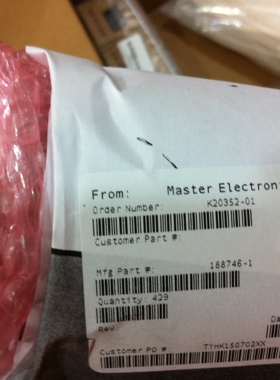 188746-1 泰科/安普 TE/AMP 原装正品连接器 接插件 现货期货