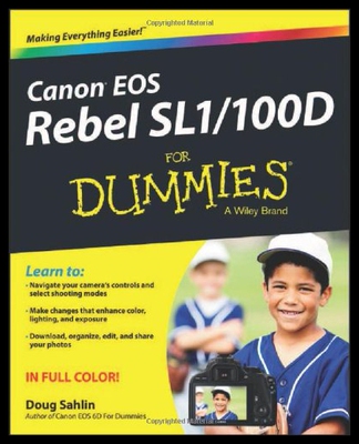 【预售】Canon EOS Rebel Sl1/100d for Dummies