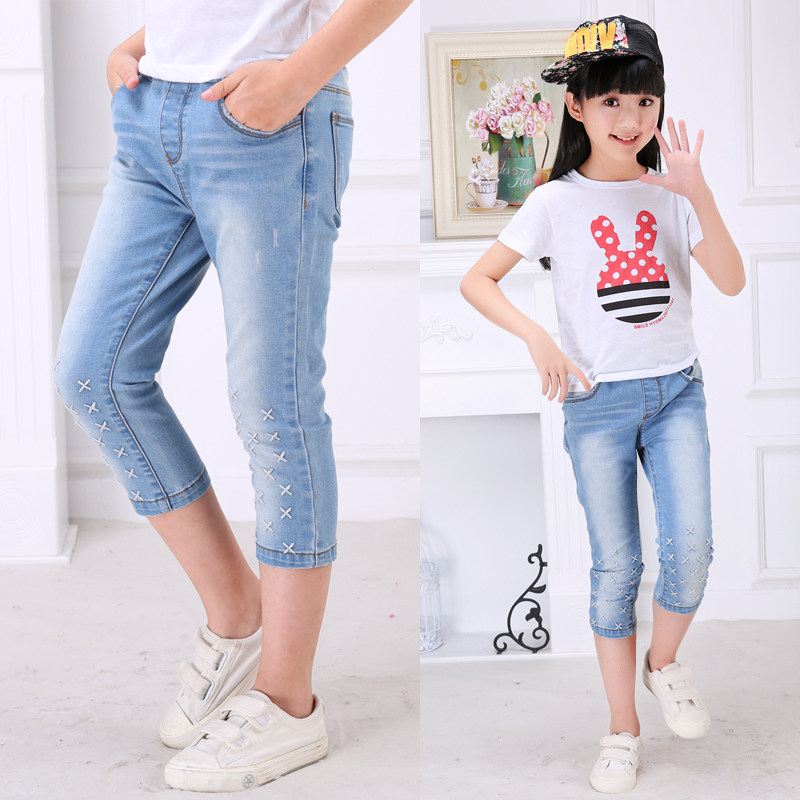 Pantalon fille en toile - Ref 2061502 Image 1