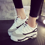 2015 new platform cars in spring and summer shoes women's shoes platform air sports and leisure shoes, elevated shoes at the end of the tide