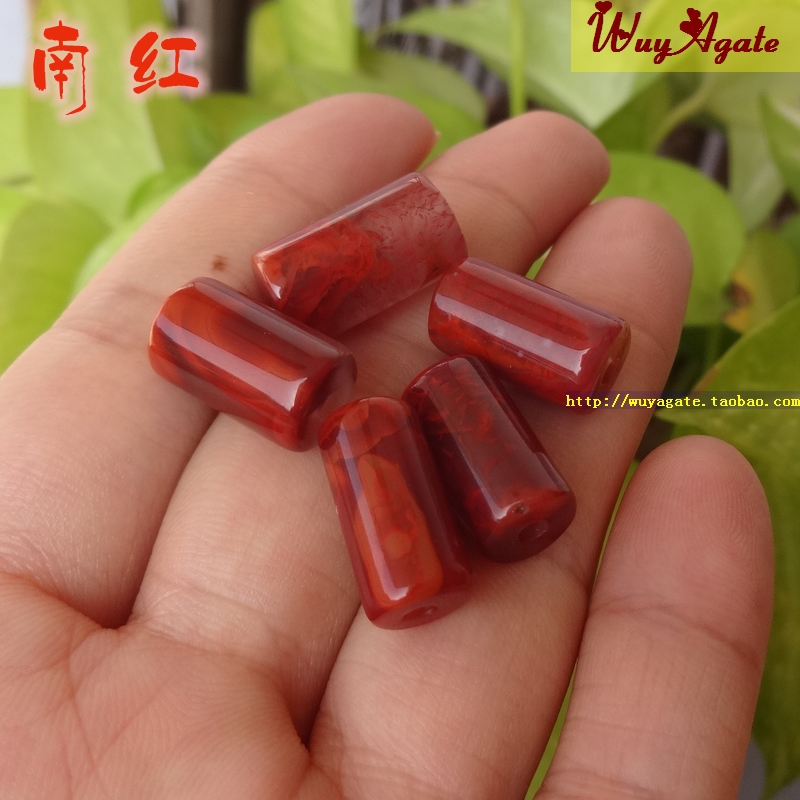 DIY 散珠配件 原色无烧纯天然凉山南红玛瑙 管珠 可搭配手链/项链|msdalam kategori Aksesori/Barang Kemas Fesyen, 半宝晶石, 南红, DIY配件 - dari Buy2taobao.com untuk memberikan perkhidmatan ejen Taobao profesional membeli