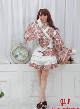 ╋魔叹╋ GLP 配脖饰腰封视觉KERA杂志款改良和风和服 两色 61283