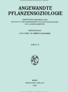【预订】Angewandte Pflanzensoziologie