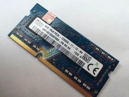 海力士hynix现代 4G DDR3L 1600 笔记本内存条PC3L-12800S低电压