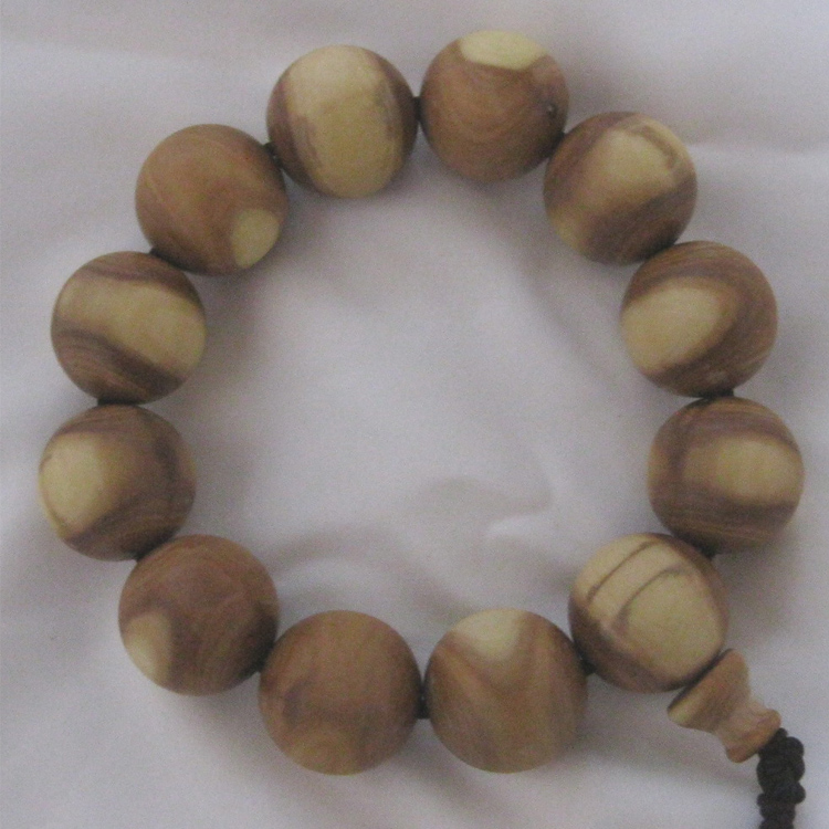 长白山黄花梨手链木质佛珠