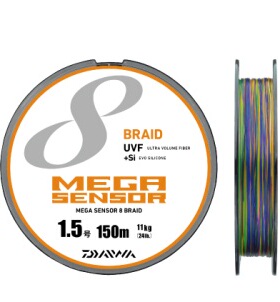 日本Daiwa达亿瓦 UVF MEGASENSOR 8 BRAID+Sii PE线 16新品 100M