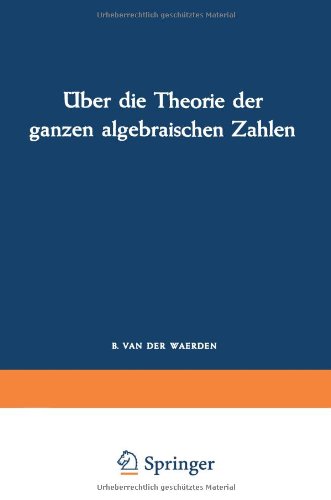 【预售】Uber Die Theorie Der Ganzen Algebraischen Zahlen 书籍/杂志/报纸 原版其它 原图主图