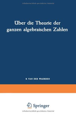 【预售】Uber Die Theorie Der Ganzen Algebraischen Zahlen