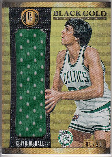 nba球星卡 panini 50大巨星 麦克海尔 金砖黑金球衣卡限25