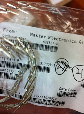 917309-1 泰科/安普 TE/AMP 连接器端子 镀锡插针 进口原装正品