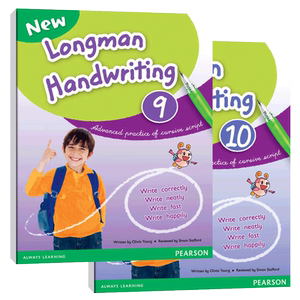 英文原版进口朗文小学教材新朗文小学书写系列New Longman Handwriting 5年级套装 英文书法课程 印刷、手写体 语言集合主教材英语