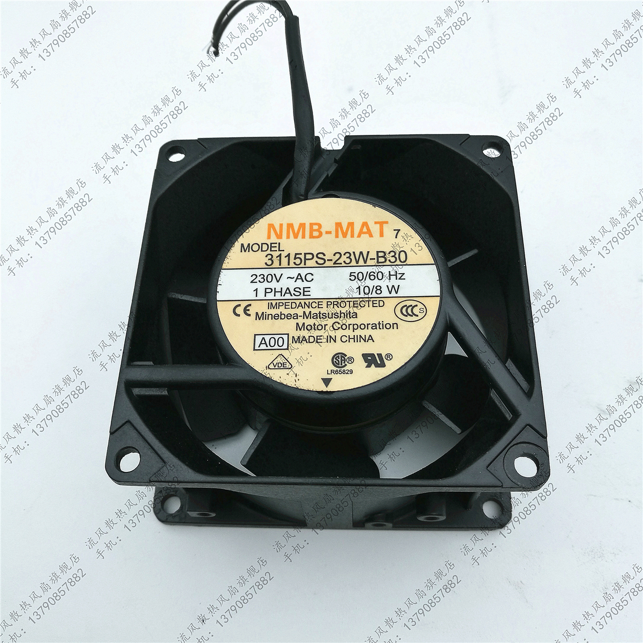 日本 NMB 8CM 3115PS-23W-B30 AC230V 10/8W 8038 耐高温散热风扇