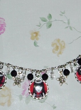 现货 Emily The Strange 怪异的艾米丽 necklace 時光寶石項鏈