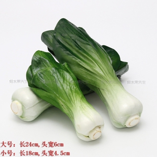 高仿真菜品模型假蔬菜摄景道具饭店装饰农家乐橱柜摆件仿真上海青