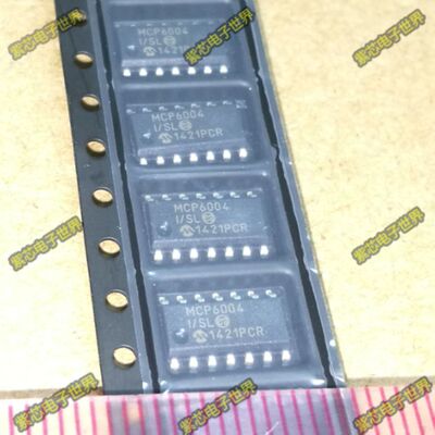 MCP6004 MCP6004T-I/SL MCP6004-I/SL SOP14 进口原装