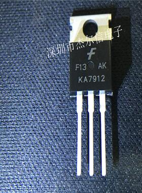 KA7912TU KA7912 1A 12V FSC/仙童 TO-220F 进口原装 可直拍 出样