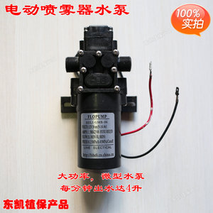 电动喷雾器水泵 农用喷雾器电泵 12V高压水泵 微型高压水泵