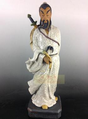 陶瓷石湾公仔风水纯阳吕祖工艺品