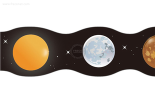 日本 BOOK和纸胶带 造型纸胶带 行星 PINE