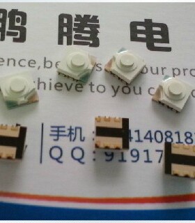 日本原装西铁城  5*5轻触开关 LS6J2M-1PG 发绿色灯 贴片6脚
