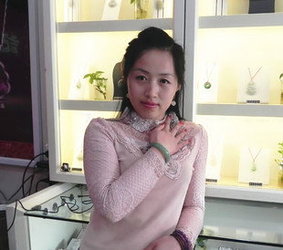 石头记天然东陵玉手镯女本命年饰简约礼物送妈吉祥寓意精致保平安