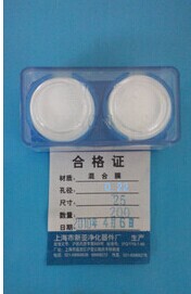 上海新亚 微孔滤膜 混合膜 25mm/0.22um 水系 200张/盒