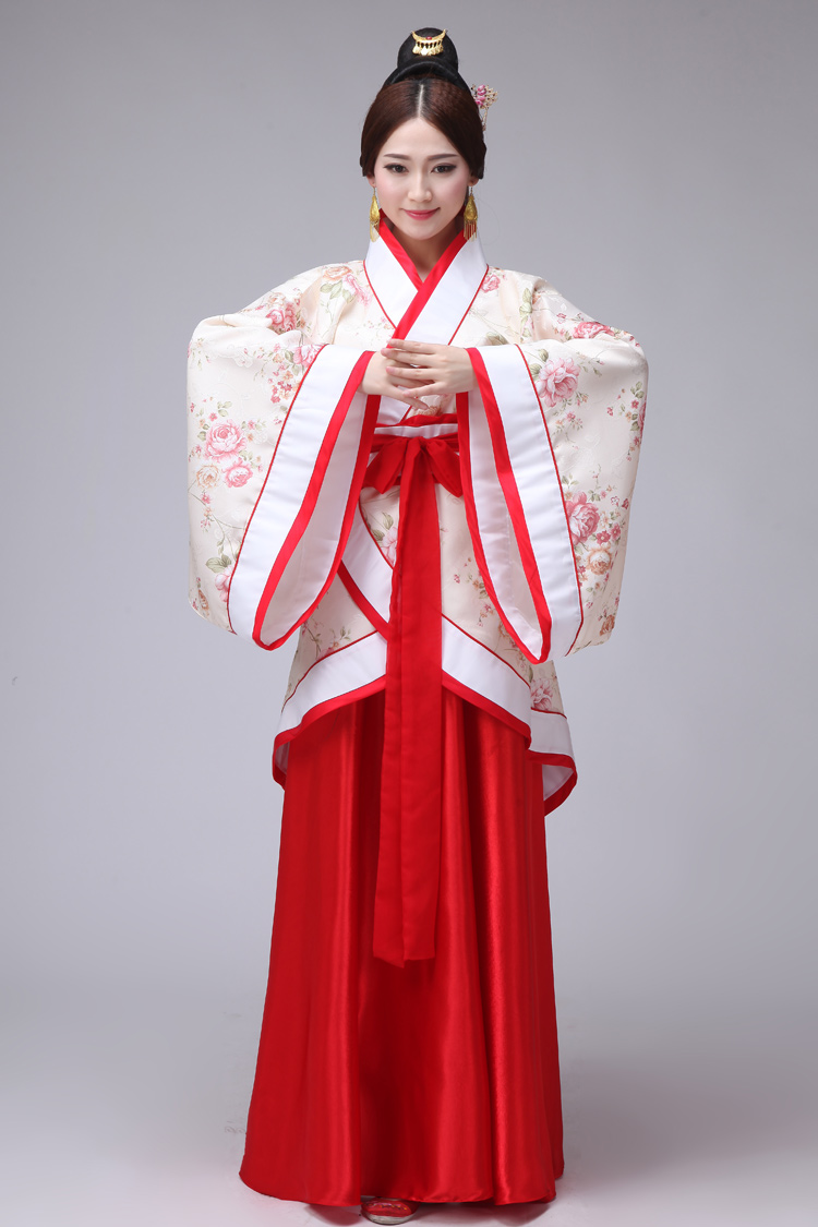 摄影古装汉服仙女服装唐装汉服女装古代古筝演出唐朝影楼写真飘逸