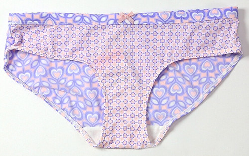 冰丝花朵可爱风三角内裤满69包邮