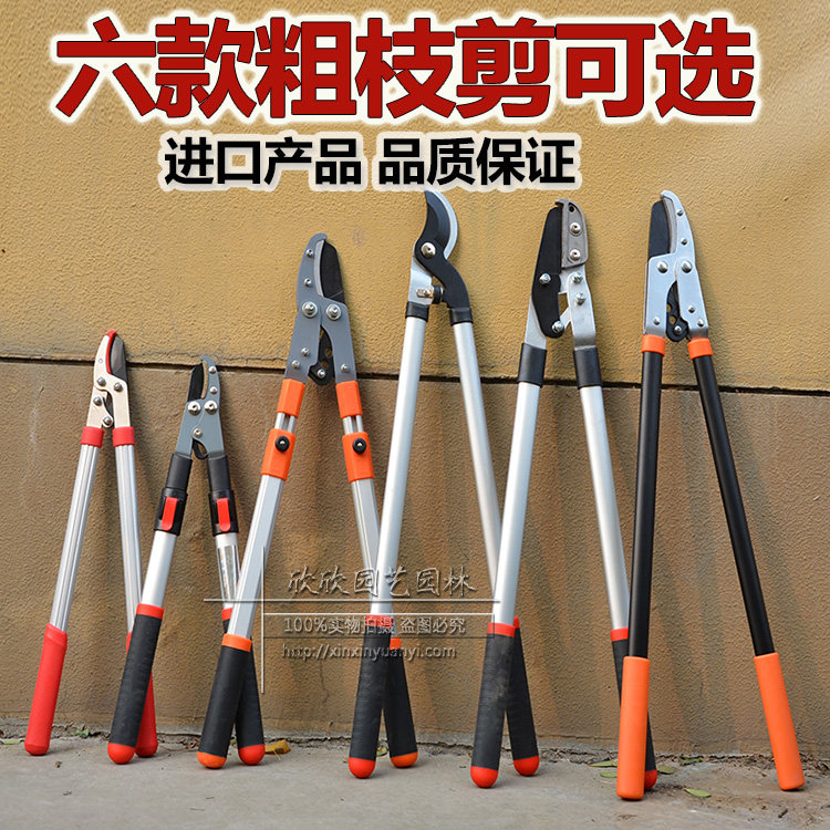 粗枝剪进口锰钢伸缩修枝剪修花木园林工具园艺剪刀果树枝剪大力剪