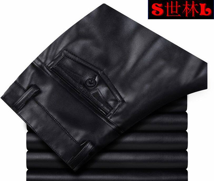 Pantalon cuir homme droit pour automne - Ref 1488965 Image 1
