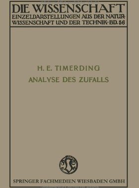 【预售】Die Analyse Des Zufalls