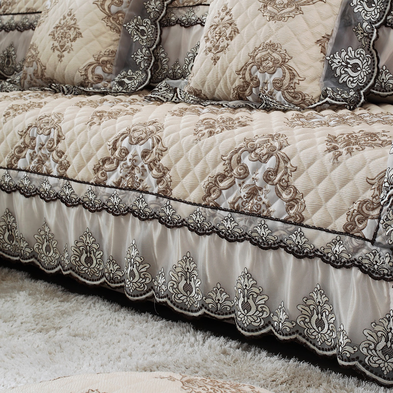 定做四季通用加厚防滑欧式沙发垫