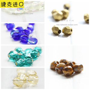 3mm捷克玻璃珠.捷克火烧珠.进口珠.枣形珠.串珠.刻面珠(CZ3H)
