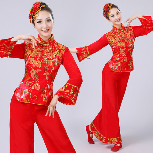 演出服中老年广场舞套装