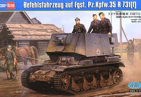 HOBBY BOSS/小号手83809 德国Pz.Kpfw.35R 731(f) 指挥车