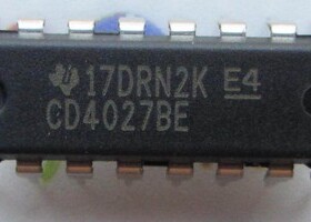 【昌胜电子】直插 CD4027BE 双J-K主从触发器 DIP-16