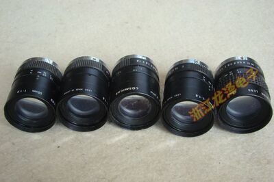 日本进口镜头COSMICAR TELEVISION LENS 50MM 1:1.8拆机件