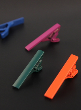 黑色男士领带夹韩版小窄领带夹韩版领带颜色多色时尚