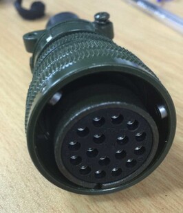 航空插头插座连接器 美军标 卡口 卡扣 20-29S 17芯