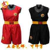 包邮 服装 散打服 拳击服短裤 衣服泰拳武术表演男女 散打服套装 五套