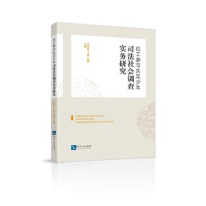 正版 社工参与失足少年司法社会调查实务研究 乔学慧王嘉苏锋 书店 比较法学书籍 书 畅想畅销书