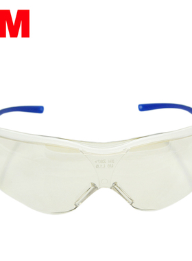 3M10436防护眼镜防尘冲击风沙骑行反光劳保茶色时尚男女护目镜