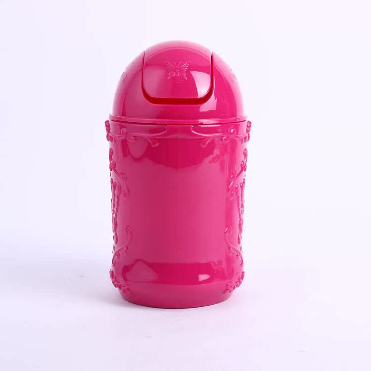 339 Anna Sui cosmetics style storage cylinder peel bucket trash debris bucket Desktop black shipping