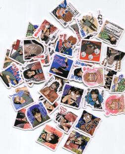 Line表情贴纸 开司 压倒性的名言 自制手帐防水贴纸 40枚 Z 424