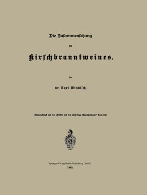 【预订】Die Zusammensetzung Des Kirschbranntweines